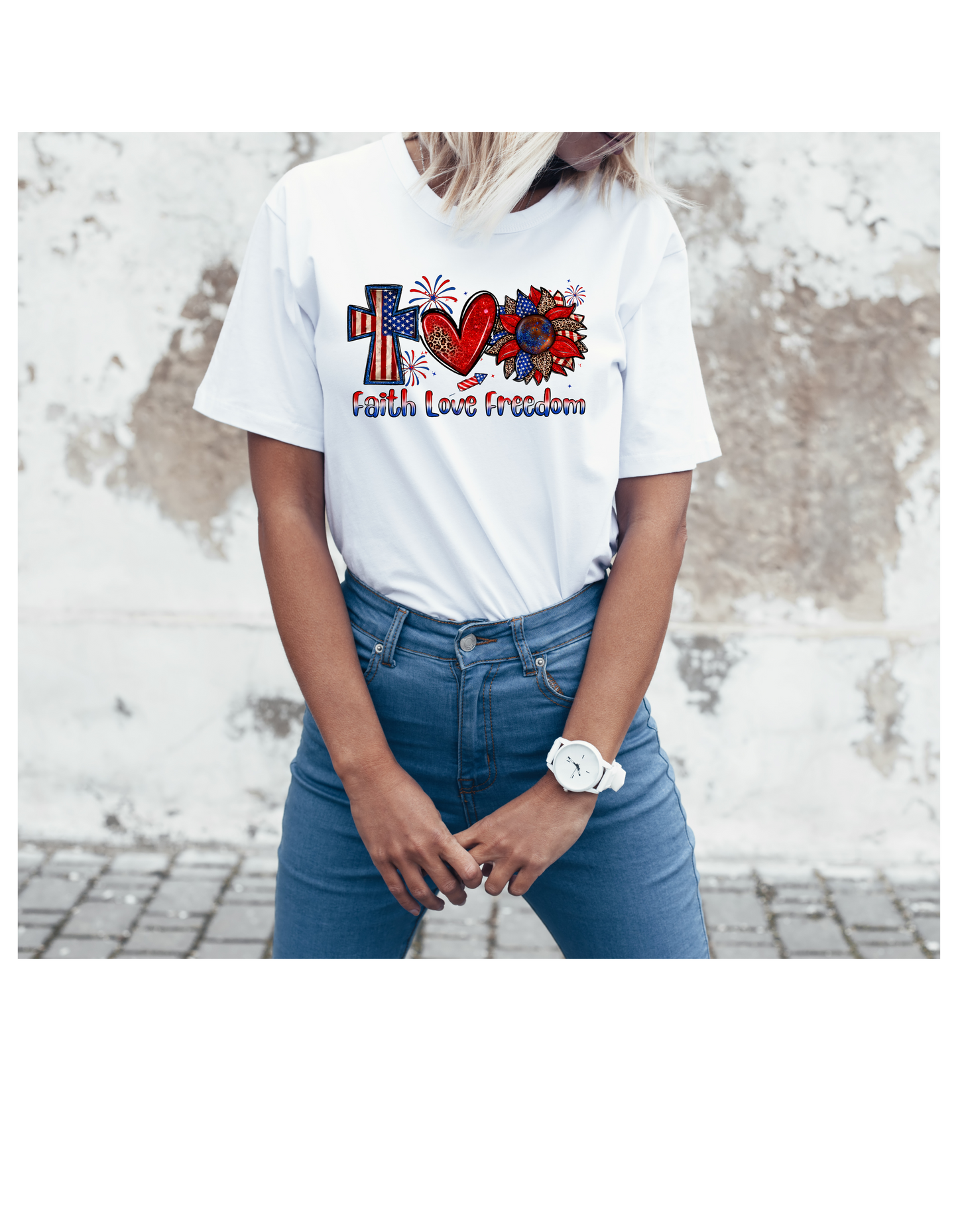 Faith + Love + Freedom T-Shirt