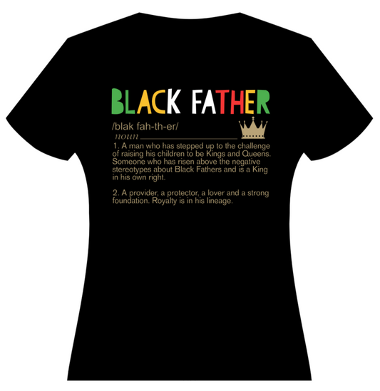 Black Father Unisex T-Shirt