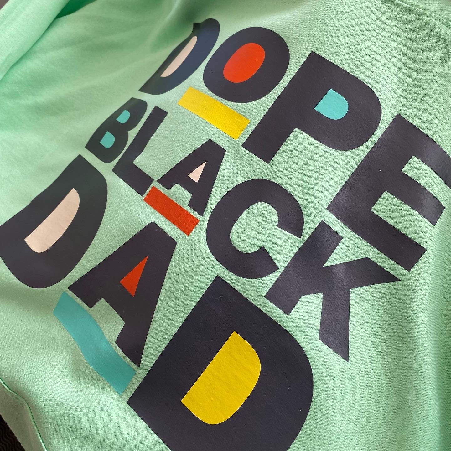 Dope Black Dad Unisex Hoodie